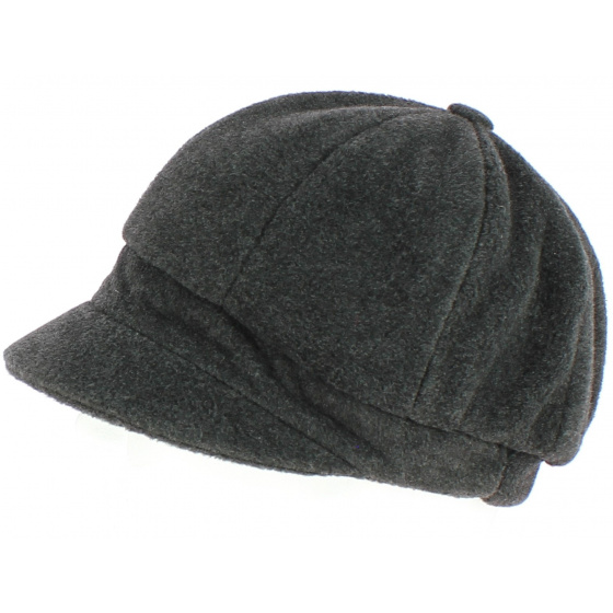 Casquette gavroche Abby polaire Anthracite - TRACLET 