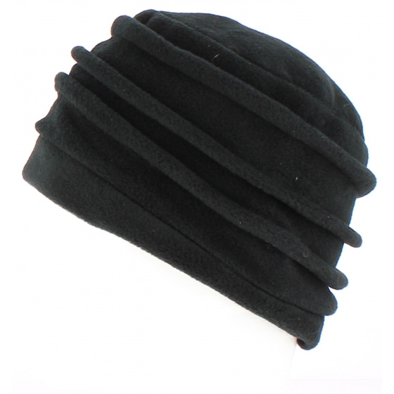 Jacobins Black Polar Fleece Beanie - TRACLET