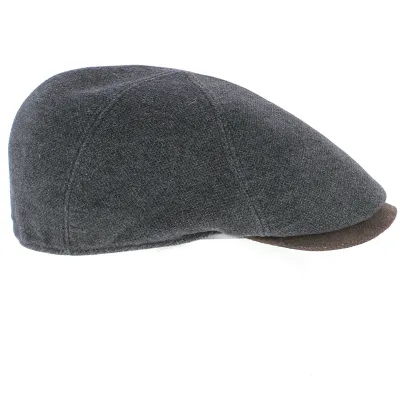 Ongi Flat Cap Grey Wool - Göttmann Reference: 414 | Traclet Hat Shop