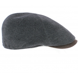 Ongi Flat Cap Grey Wool - Traclet