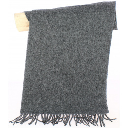 Écharpe Laine Vierge Manoe Gris- Traclet