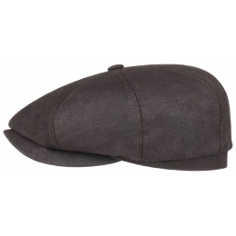 Brown Goatskin Hatteras Cap - Stetson