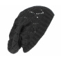 Oversized Cheyenne Black Beanie - Traclet