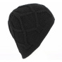 Marvin Knitted Black Beanie - Traclet