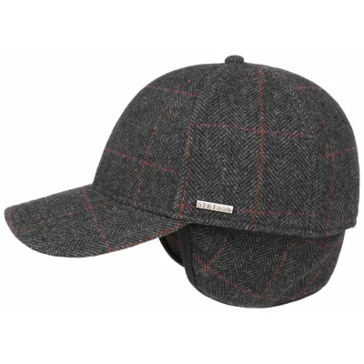 Casquette Shelby marineCache-Oreilles Woolrich Stetson - achat casquette Reference : 3825 | Chapellerie Traclet