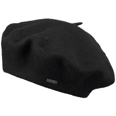 Béret Sambre en Laine Noir- Barts  Reference : 8388 | Chapellerie Traclet