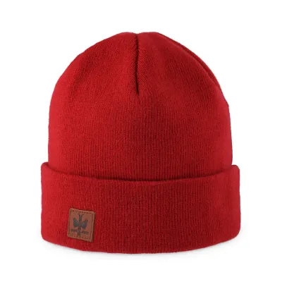 Dulce Red Cuffed Beanie - Pipolaki Reference: 3970 | Traclet Hat Shop