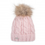 Pompom Beanie-Fur Calgary Pink - Pipolaki