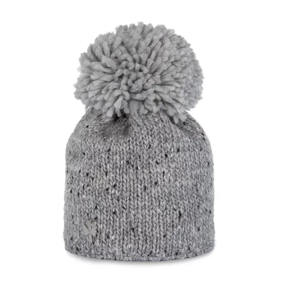 (Grey Ortona Pompom Beanie - Pipolaki Reference: 699 | Traclet Hat Shop