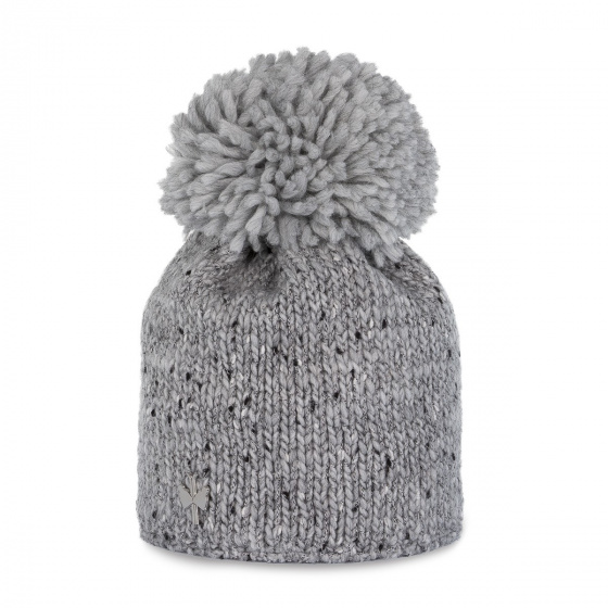 Grey Ortona Pompom Beanie - Pipolaki