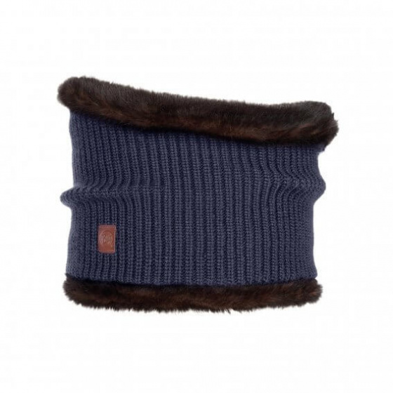 Adalwolf Reversible Blue Snood - Buff
