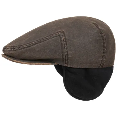 Brown Kent Ear Flap Cap - Stetson Reference: 8414 | Traclet Hat Shop