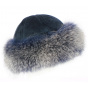 Samara Leather & Fox Fur Hat - Traclet