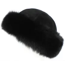 black fox toque - women's fox toque purchase Reference: 2965 | Chapellerie Traclet