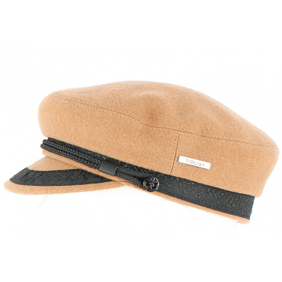 Elven Camel Wool Marine Cap-Traclet