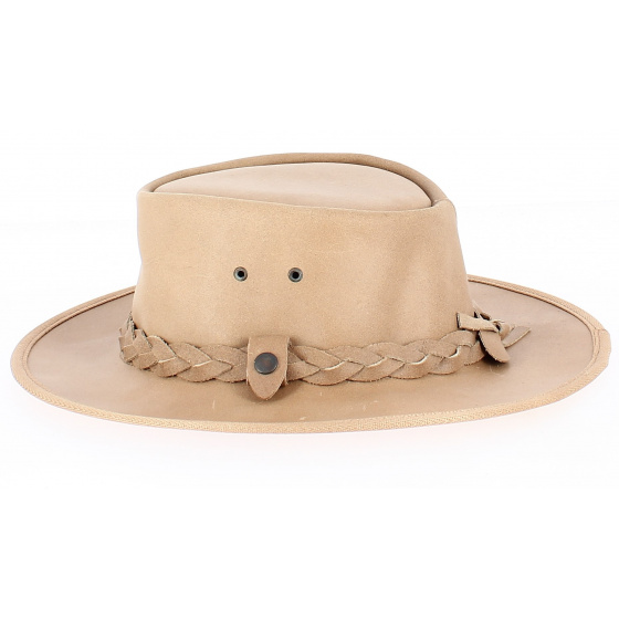 Winton Leather Traveller Hat - Aussie Apparel Winton Leather Traveller Hat - Aussie Apparel