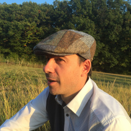 Orleans winter patchwork flat cap