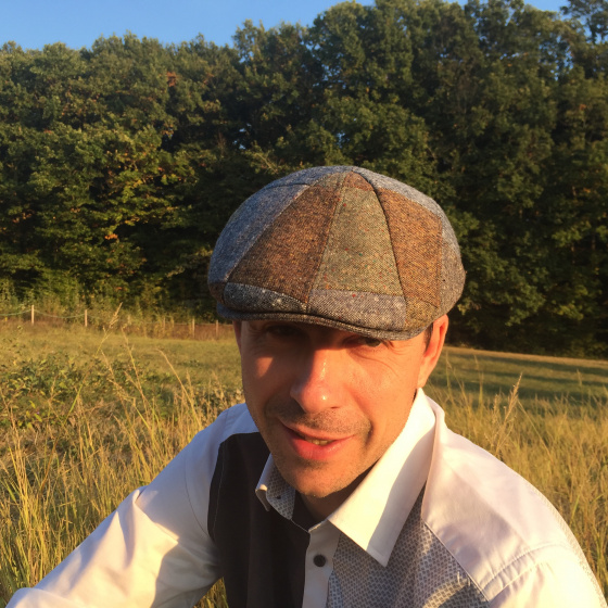 Winter Orleans flat patchwork cap