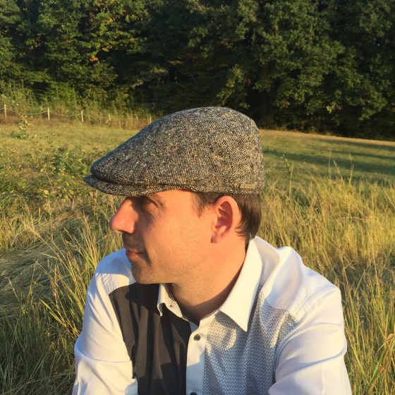 Vannes Flecked Brown Cap - Traclet