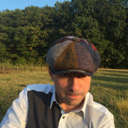 Casquette Irlandaise Patchwork Faustin Laine- Fléchet