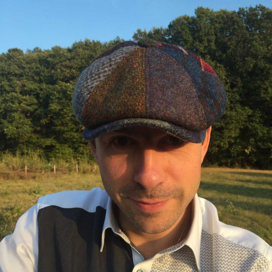 Casquette Irlandaise Patchwork Faustin Laine - Fléchet Casquette Irlandaise Patchwork Faustin Laine - Fléchet