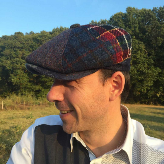 Irish Patchwork Cap Faustin Wool - Fléchet Irish Patchwork Cap Faustin Wool - Fléchet