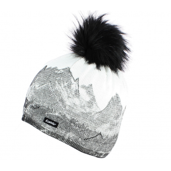 Draw Lux pompom hat - Eisbär