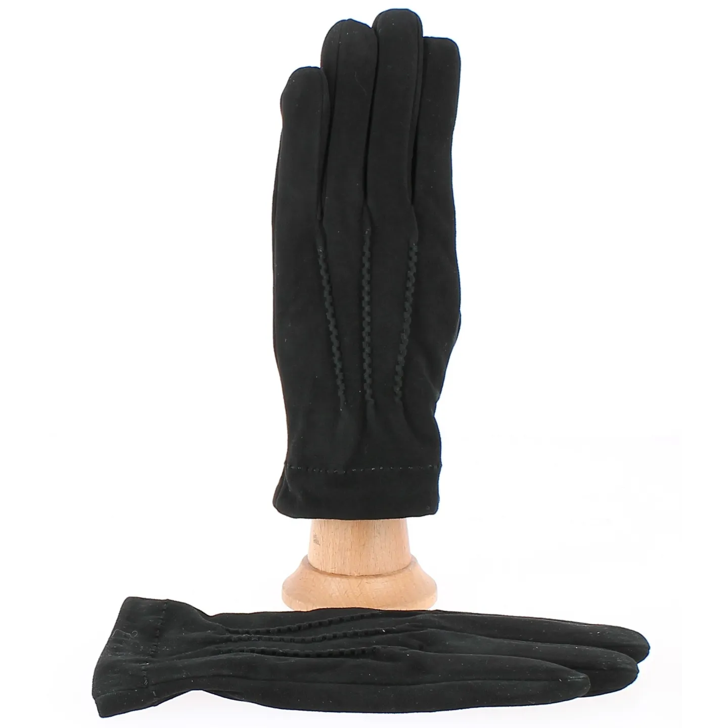 Gants Homme Aaron Cuir  Noir - Traclet  Reference : 608 | Chapellerie Traclet