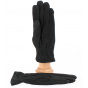 Men's Aaron Leather Gloves Black - Traclet