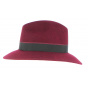 Alberto Traveller Hat Burgundy Wool Felt - Fléchet