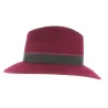 Chapeau Traveller Alberto en Feutre Alberto Laine Noir- Fléchet Reference : 8472 | Chapellerie Traclet