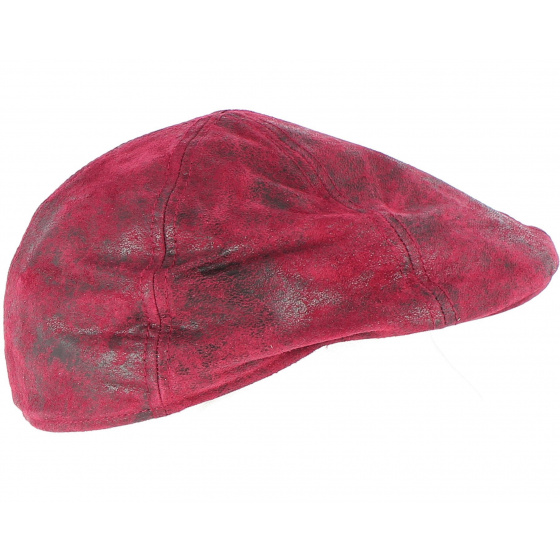 Casquette Bec de Canard Brentfort Cuir Lie de Vin - Göttmann Casquette Bec de Canard Brentfort Cuir Lie de Vin - Göttmann