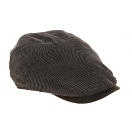 Brown Corduroy Flat Cap Byron - Aussie Apparel