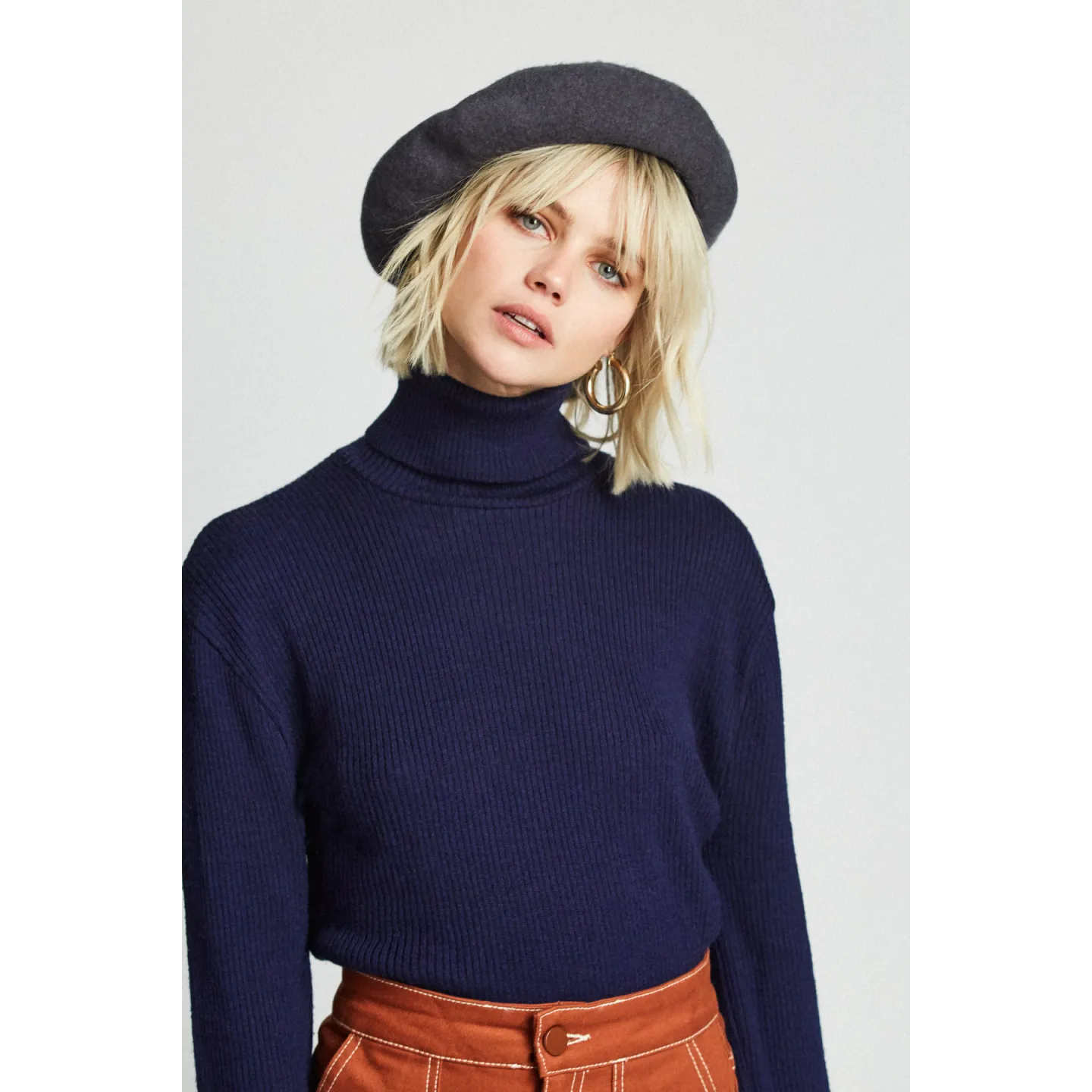 Audrey Wool Beret Dark Green - Brixton Reference: 8493 | Traclet Hat Shop