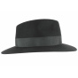 Traveller hat - Fédora Sylvestre Feutre poil Noir-Fléchet