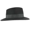 Chapeau traveller Sylvestre en Feutre Lapin Noir-Fléchet Reference : 8445 | Chapellerie Traclet