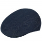 Blue and Gray Herringbone 504 Cap - Kangol