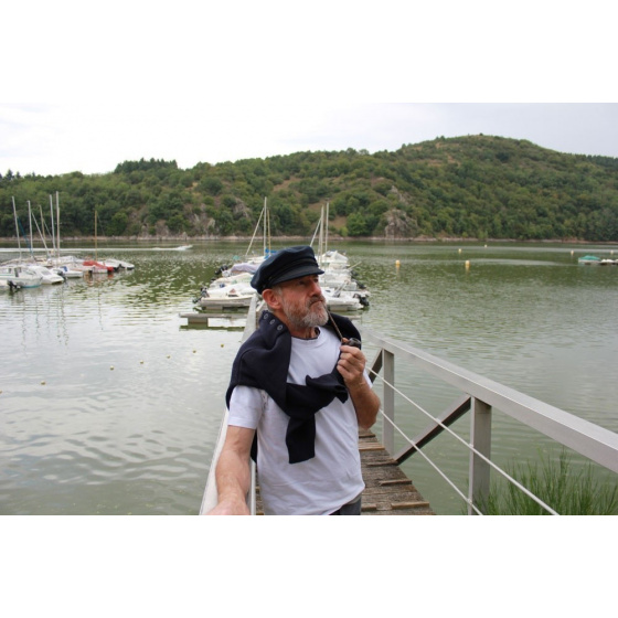 Navy Sailor Cap Saint Malot Wool - Traclet