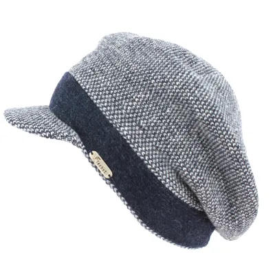 bonnet casquette - Bonnet casquette Gregorio Noir - Fléchet Reference : 8542 | Chapellerie Traclet