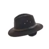 Chapeau Traveller Mac Eye Cache-Oreilles Feutre Laine Marron - Herman Reference : 8543 | Chapellerie Traclet