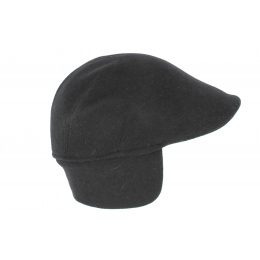 Polo cap with earflaps Black - Crambes
