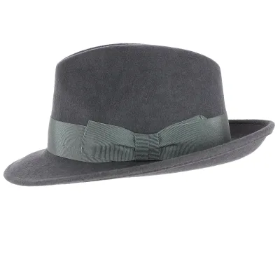 Grey waterproof Fedora hat - buy fedora hat Reference: 5235 | Traclet Hat Shop