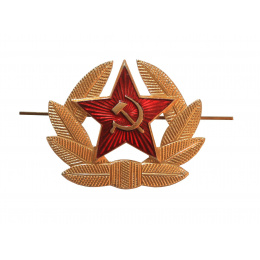 Soviet Red Star Cockade Badge