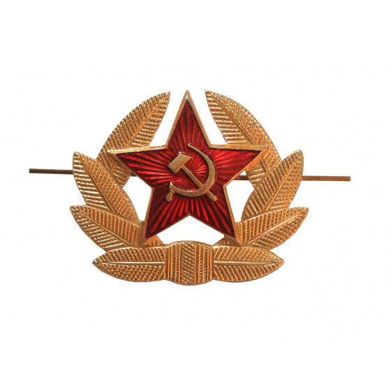 Soviet Red Star Cockade Badge