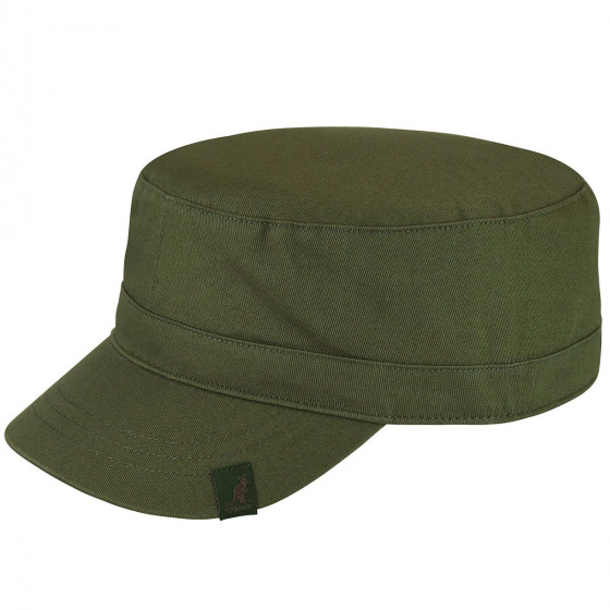 Khaki Cotton Army Cap - Kangol