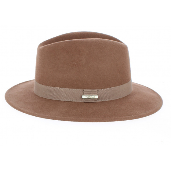 Traveller Hat Milann Wool Felt Camel - Traclet