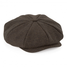 Casquette Eric chevron Marron - Traclet