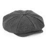 Casquette Arthur chevron gris - Traclet Reference : 4566 | Chapellerie Traclet