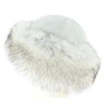 toque femme fourrure blanche - achat toque femme Reference : 2420 | Chapellerie Traclet