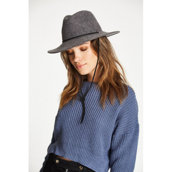 Traveller Field Hat Wool Felt Anthracite - Brixton